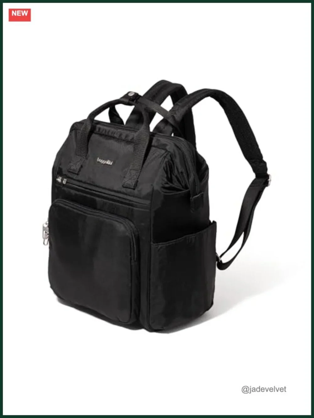 Anti-Theft Backpack with RFID, Locking Zipper, Fits 16
